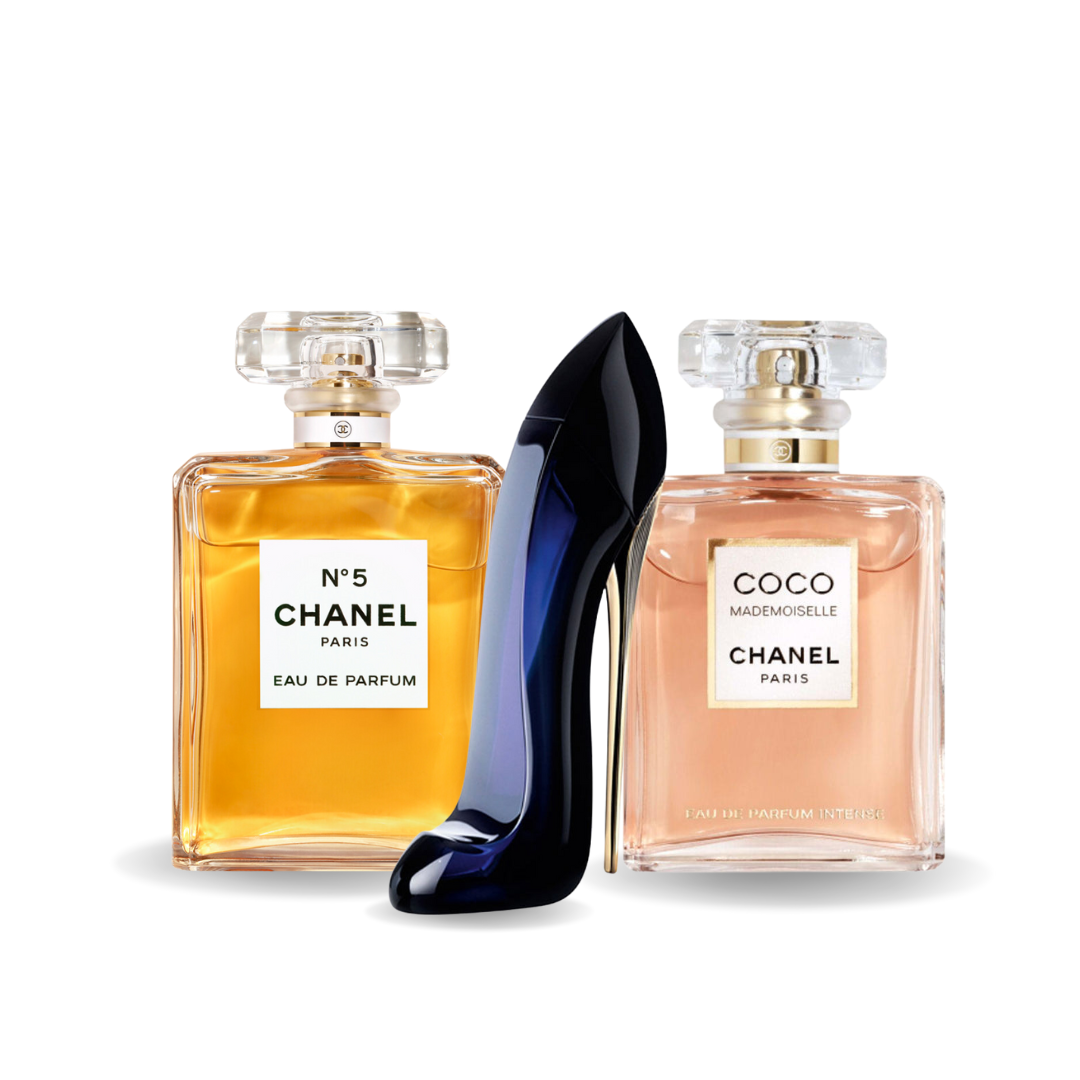Achetez 2, Obtenez-en 3: Good Girl, Chanel Nº5 et Chanel Coco Mademoiselle